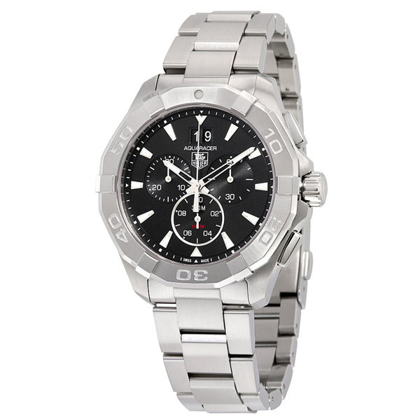Buy Tag Heuer Aquaracer Black Dial Silver Steel Strap Watch for Men - CAY1110.BA0927 in Pakistan