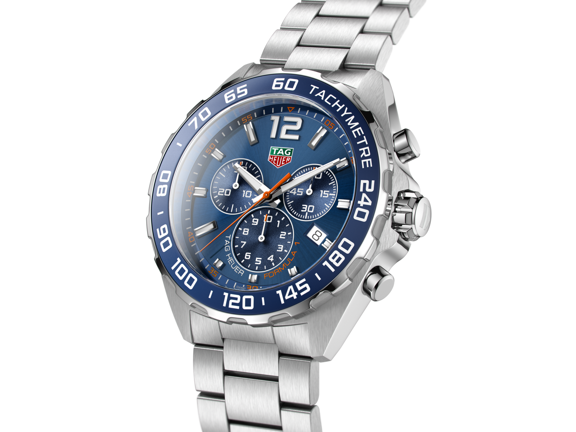 Buy Tag Heuer Formula 1 Chronograph Blue Dial Silver Steel Strap Watch for Men - CAZ1014.BA0842 in Pakistan
