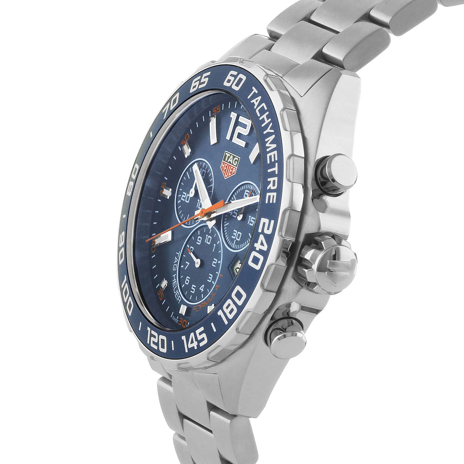 Buy Tag Heuer Formula 1 Chronograph Blue Dial Silver Steel Strap Watch for Men - CAZ1014.BA0842 in Pakistan