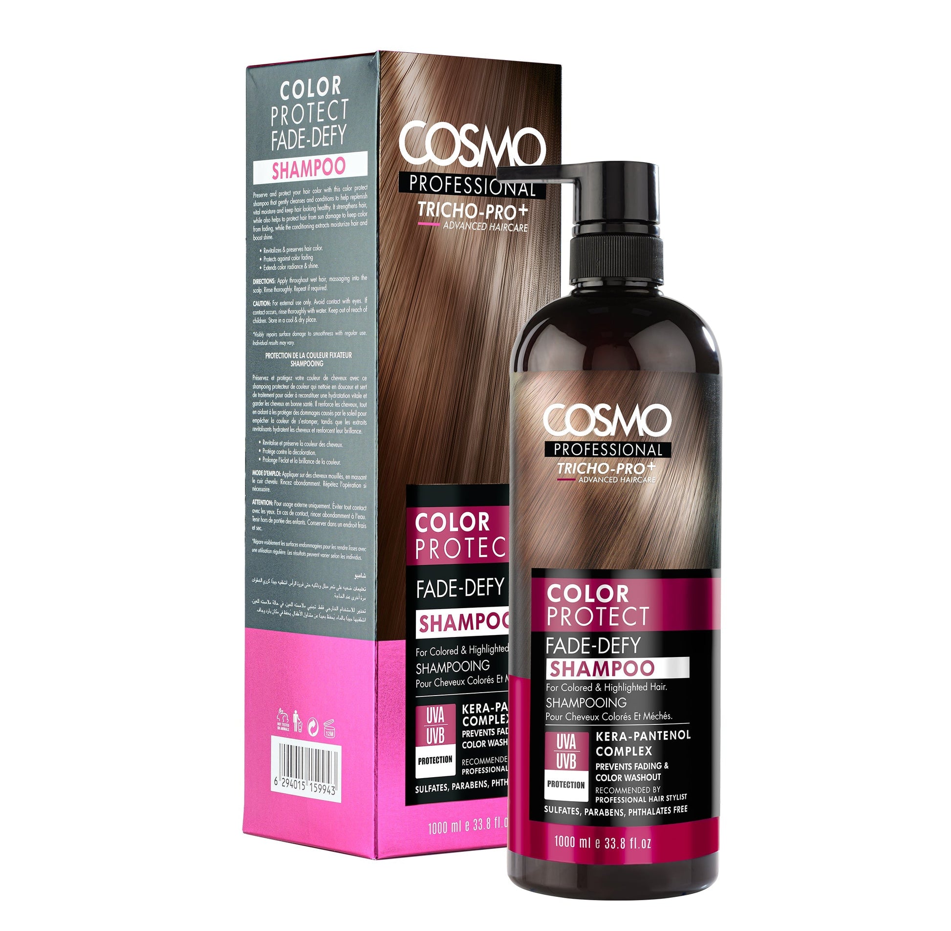 Buy Cosmo Professional Color Protect Fade – Defy Shampoo 1000ml in Pakistan