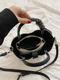 Buy SHEIN CONTAINEVERY Skinny Scarf Decor Satchel Bag With Inner Pouch in Pakistan