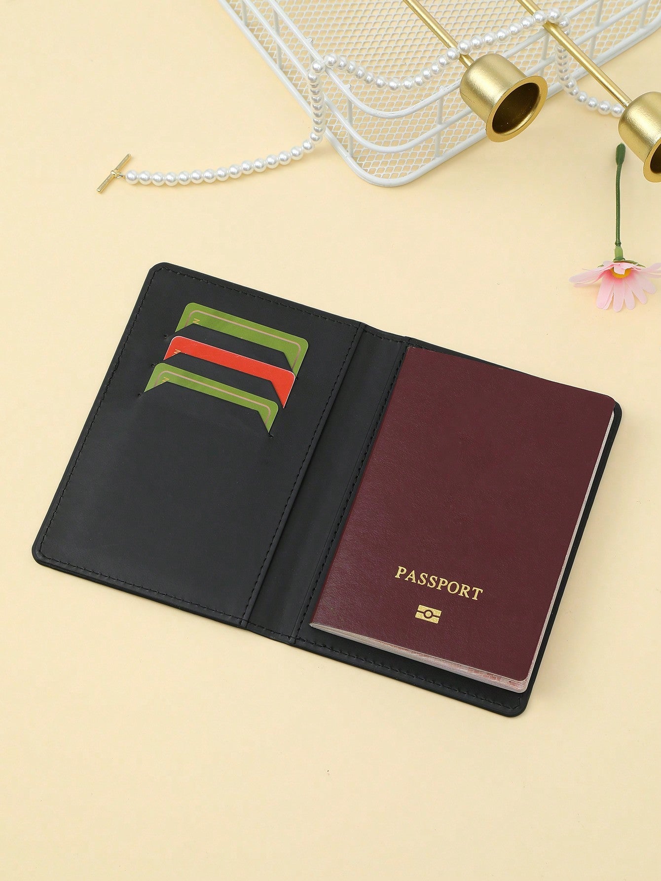 Buy SHEIN Cartoon Airplane, Earth, And Letter Print Travel Passport Holder For Men And Women Students in Pakistan