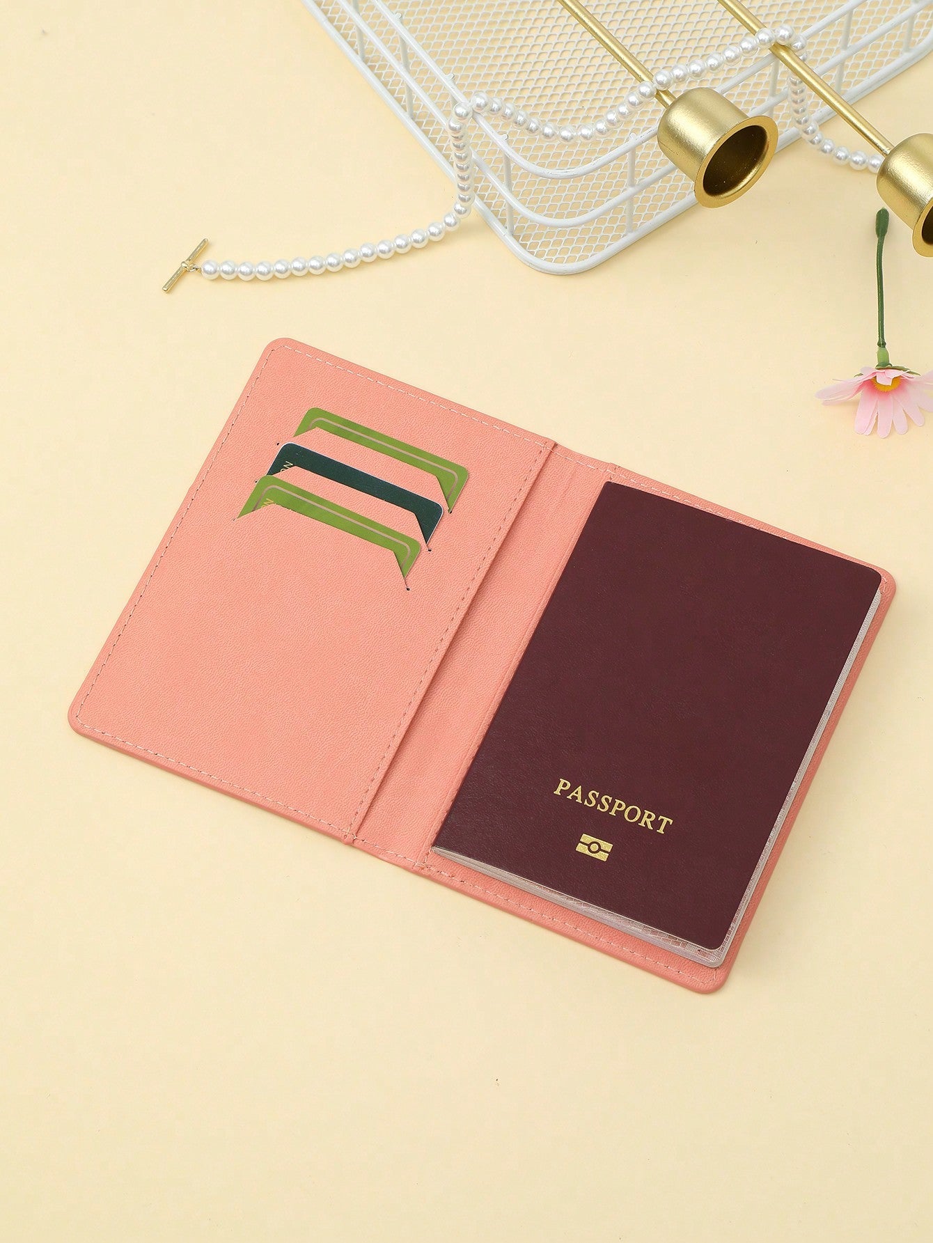 Buy SHEIN Cartoon Airplane & Earth & Letter Print Travel Passport Holder For Men And Women Students in Pakistan