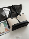 Buy SHEIN Casual Business Large Capacity Foldable Backpack With Double Shoulder Strap And Shoulder Tote Bag in Pakistan