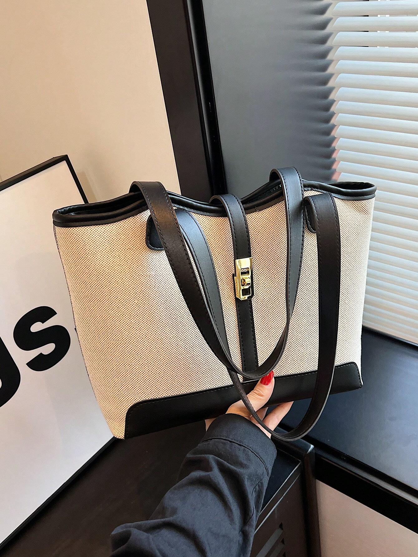 Buy SHEIN Casual Business Large Capacity Foldable Backpack With Double Shoulder Strap And Shoulder Tote Bag in Pakistan