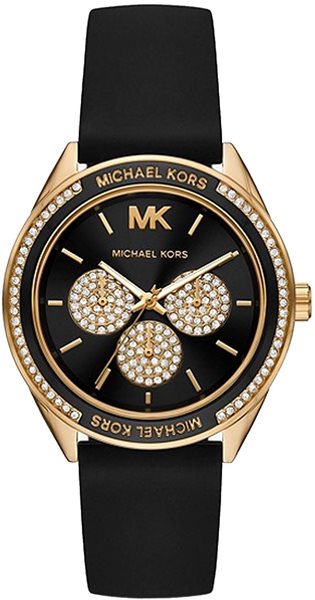 Buy Michael Kors Womens Quartz Silicone Strap Black Dial 40mm Watch - Mk6944 in Pakistan