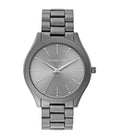 Buy Michael Kors Slim Runway Charcoal Dial Charcoal Stainless Steel Strap Men's Watch - Mk4506 in Pakistan