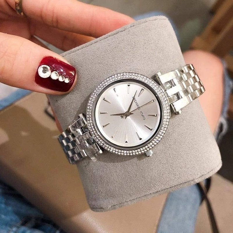 Buy Michael Kors Womens Quartz Stainless Steel Silver Dial 33mm Watch - Mk3429 in Pakistan