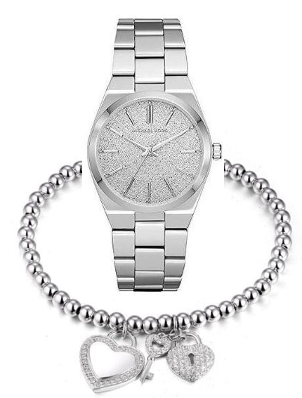 Buy Michael Kors Channing Silver Steel Strap Silver Dial Women's Watch - Mk6626 in Pakistan