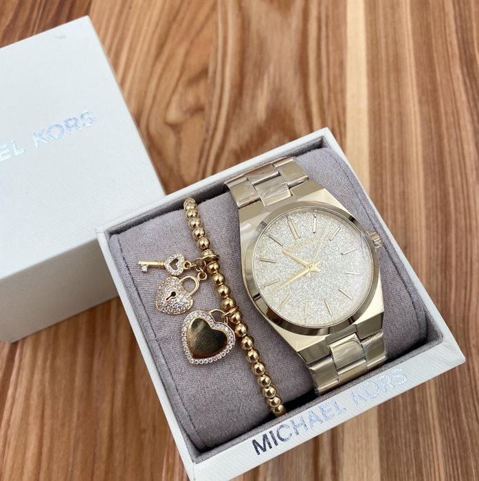 Buy Michael Kors Channing Gold Tone Strap Gold Dial Women's Watch - Mk6623 in Pakistan