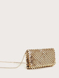 Buy SHEIN Clutch Bag Evening Party Bag Glitter Small Purse with Detachable Chain Strap Any Prom Clutch Walle in Pakistan