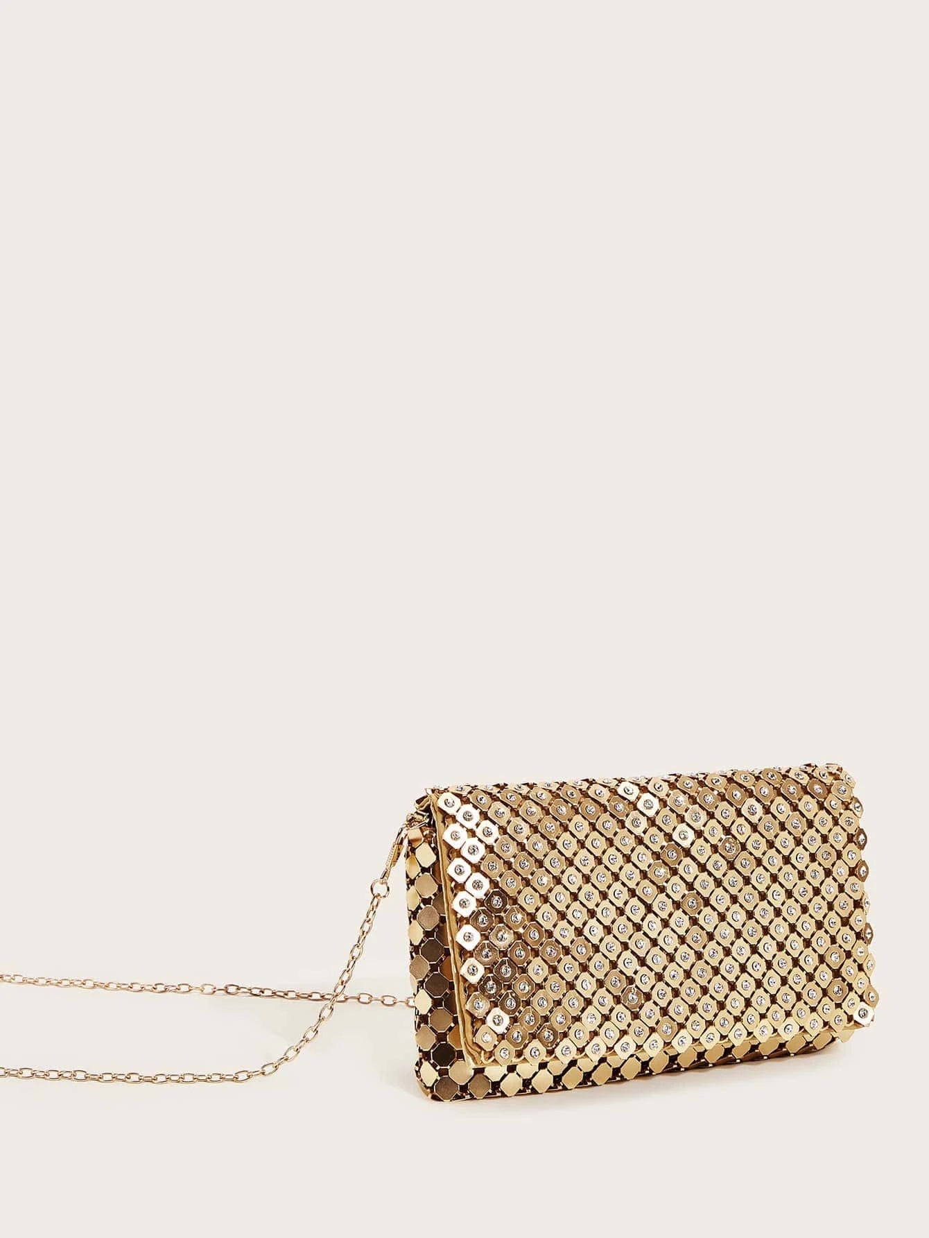 Buy SHEIN Clutch Bag Evening Party Bag Glitter Small Purse with Detachable Chain Strap Any Prom Clutch Walle in Pakistan