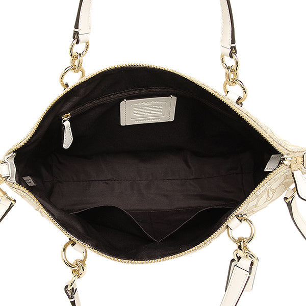 Buy Coach Kelsey Satchel In Signature Canvas Bag - Gem in Pakistan