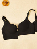 Buy SHEIN Comfortable And Traceless Push Up Bra With Cup Side Gathering & No-Wire Design For Small Bust Women, Lingerie in Pakistan
