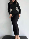 Buy SHEIN Contrast Panel Bodycon Dress in Pakistan