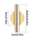 Buy SHEIN Golden Wall-mounted Flower Vase (excluding Wall Glue) in Pakistan