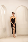 Buy Sajiero Gown Set - Liora Silk - Dark Grey in Pakistan