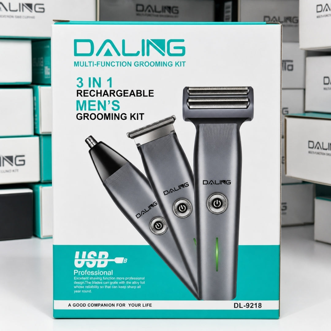 Buy DALING 3 in 1 Multi Function Grooming Kit Rechargeable in Pakistan