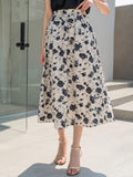 Buy SHEIN DAZY Floral Print High Waist Skirt in Pakistan