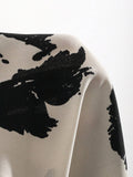 Buy SHEIN DAZY Floral Print Surplice Neck Lantern Sleeve Blouse in Pakistan