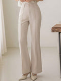 Buy SHEIN DAZY High Waist Seam Detail Flare Leg Suit Pants in Pakistan