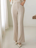 Buy SHEIN DAZY High Waist Seam Detail Flare Leg Suit Pants in Pakistan