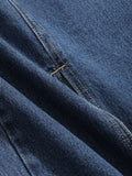 Buy SHEIN DAZY High Waist Split Thigh Denim Skirt in Pakistan
