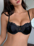 Buy SHEIN DAZY Lace Semi-Transparent, Sexy, Underwire, Thin, No Padded Bra in Pakistan