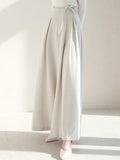 Buy SHEIN DAZY Ladies' Solid Color Tie Wide Leg Pants in Pakistan