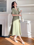 Buy SHEIN DAZY Monochrome Short Sleeve Jacket And Dress in Pakistan