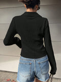 Buy SHEIN DAZY Solid Button Front Shirt in Pakistan