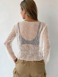 Buy SHEIN DAZY Solid Sheer Mesh Top Without Bra Going Out Tops in Pakistan