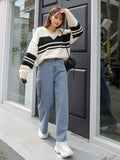 Buy SHEIN DAZY Wide Leg Pocket Detail Jeans in Pakistan