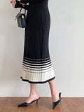Buy SHEIN DAZY Women Long Sleeve Knit Bodycon Dress With Puff Sleeves in Pakistan
