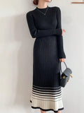 Buy SHEIN DAZY Women Long Sleeve Knit Bodycon Dress With Puff Sleeves in Pakistan