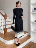 Buy SHEIN DAZY Women Long Sleeve Knit Bodycon Dress With Puff Sleeves in Pakistan