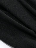 Buy SHEIN DAZY Women Solid Color Long Sleeve Turtleneck Stretchy Fleece T-Shirt, Autumn/Winter in Pakistan