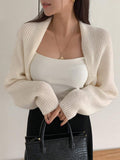 Buy SHEIN DAZY Women's Casual Solid Color Batwing Sleeve Cardigan in Pakistan