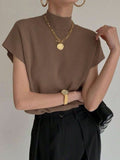 Buy SHEIN DAZY Women's Short Sleeve Ribbed Knit Sweater in Pakistan