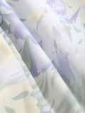 Buy SHEIN DAZY Women's Summer Elegant Floral Print Chiffon Ruffle Tie Wrap Skirt in Pakistan