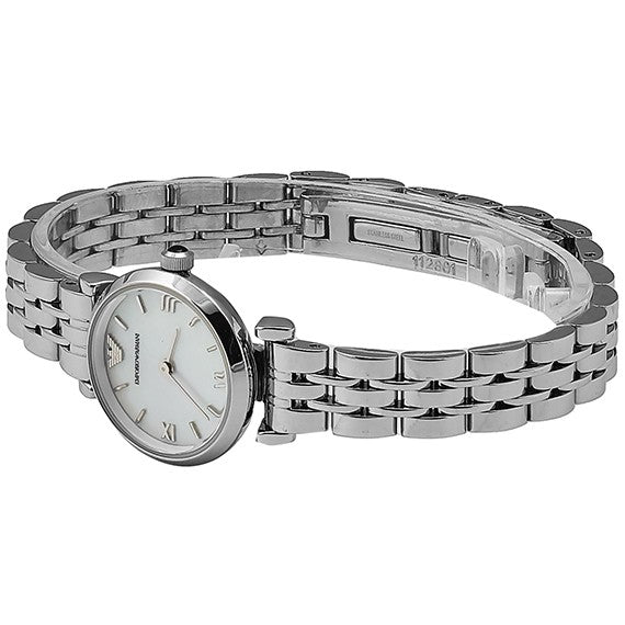 Buy Emporio Armani Women's Analog Stainless Steel Mother of pearl Gold Dial 21mm Watch AR1688 in Pakistan