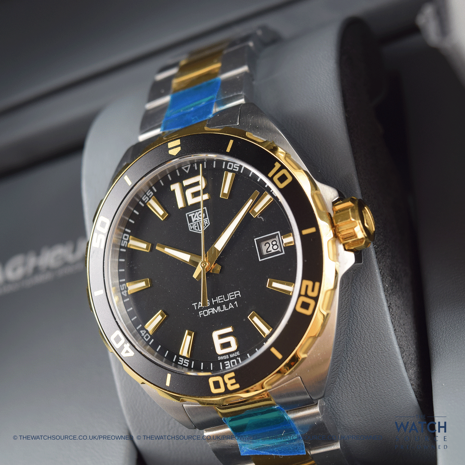 Buy Tag Heuer Formula 1 Black Dial Two Tone Steel Strap Watch for Men - WAZ1121.BB0879 in Pakistan