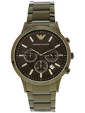 Buy Emporio Armani Men's Chronograph Quartz Stainless Steel Grey Dial 43mm Watch AR11117 in Pakistan