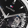Buy Tommy Hilfiger Mens Quartz Leather Strap Black Dial 44mm Watch - 1710449 in Pakistan