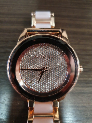 Buy Michael Kors Kinsley Rose Gold Tone Blush Acetate Women's Watch - Mk6432 in Pakistan