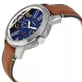 Buy Fossil Men's Mechanical Brown Leather Strap Blue Dial 44mm Watch ME1161 in Pakistan