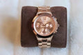 Buy Michael Kors Runway Rose Gold Stainless Steel Rose Gold Dial Chronograph Quartz Watch For Ladies - Mk5778 in Pakistan