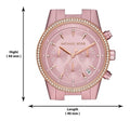 Buy Michael Kors Ritz Chronograph Pink Aluminium Watch for Women - Mk6753 in Pakistan