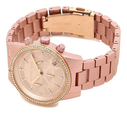 Buy Michael Kors Ritz Chronograph Pink Aluminium Watch for Women - Mk6753 in Pakistan