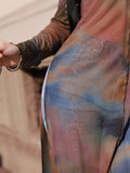 Buy Dazy Designer Tie Dye Split Hem Mesh Top Without Bra in Pakistan